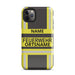 Feuerwehr Handyhülle für iPhone® Hardcase in Schwarz/Gelb