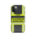 Feuerwehr Handyhülle für iPhone® Hardcase in Schwarz/Leuchtgelb