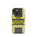 Feuerwehr Handyhülle für iPhone® Hardcase in Schwarz/Gelb