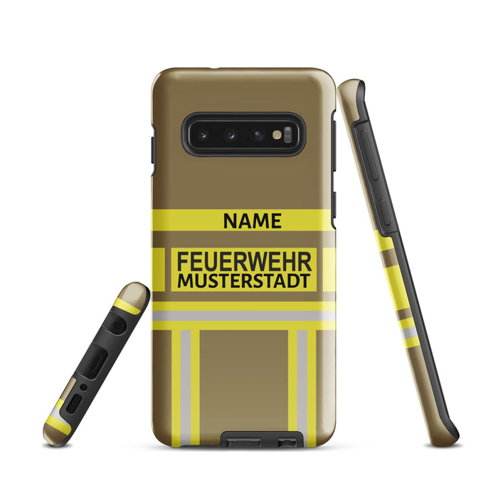 Feuerwehr Handyhülle Samsung® Hardcase Gelb/Gold