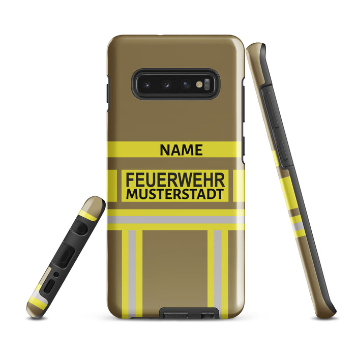 Feuerwehr Handyhülle Samsung® Hardcase Gelb/Gold