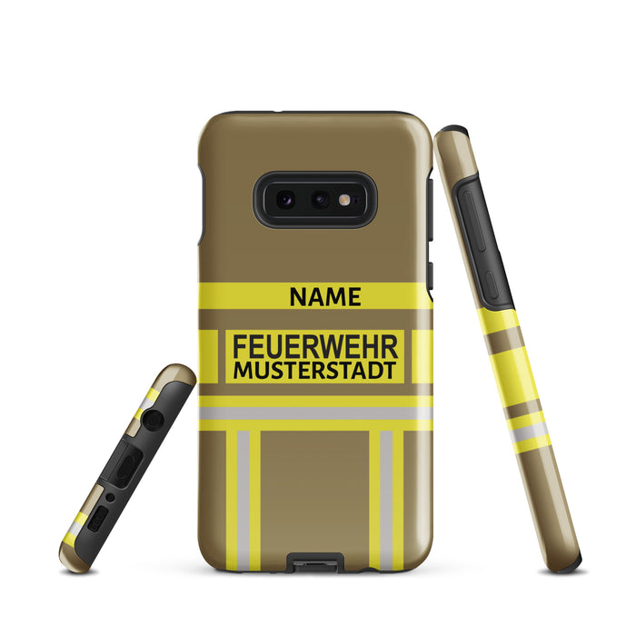 Feuerwehr Handyhülle Samsung® Hardcase Gelb/Gold