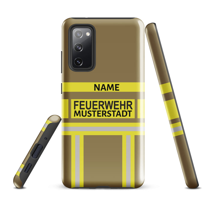 Feuerwehr Handyhülle Samsung® Hardcase Gelb/Gold