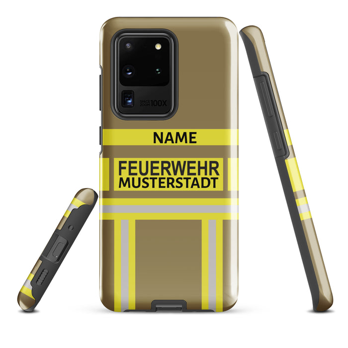 Feuerwehr Handyhülle Samsung® Hardcase Gelb/Gold