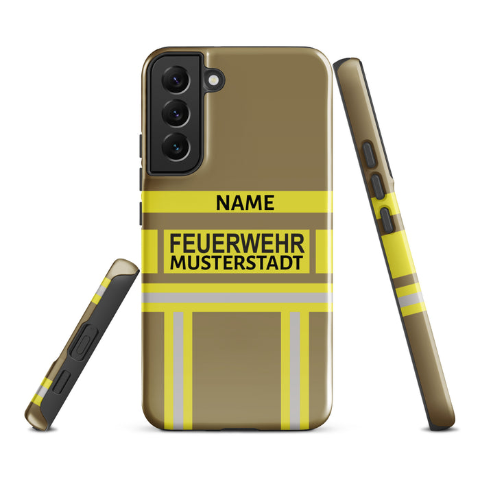 Feuerwehr Handyhülle Samsung® Hardcase Gelb/Gold