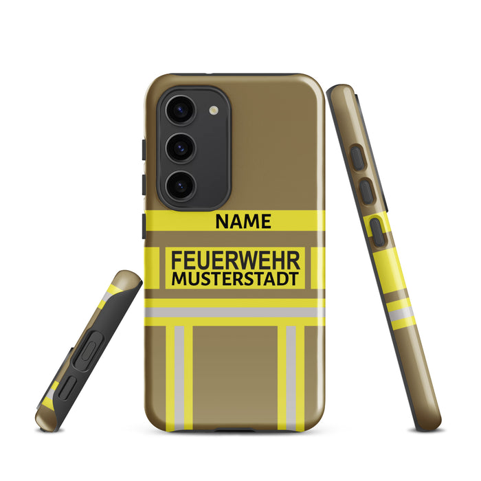 Feuerwehr Handyhülle Samsung® Hardcase Gelb/Gold