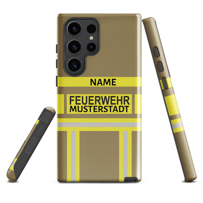 Feuerwehr Handyhülle Samsung® Hardcase Gelb/Gold